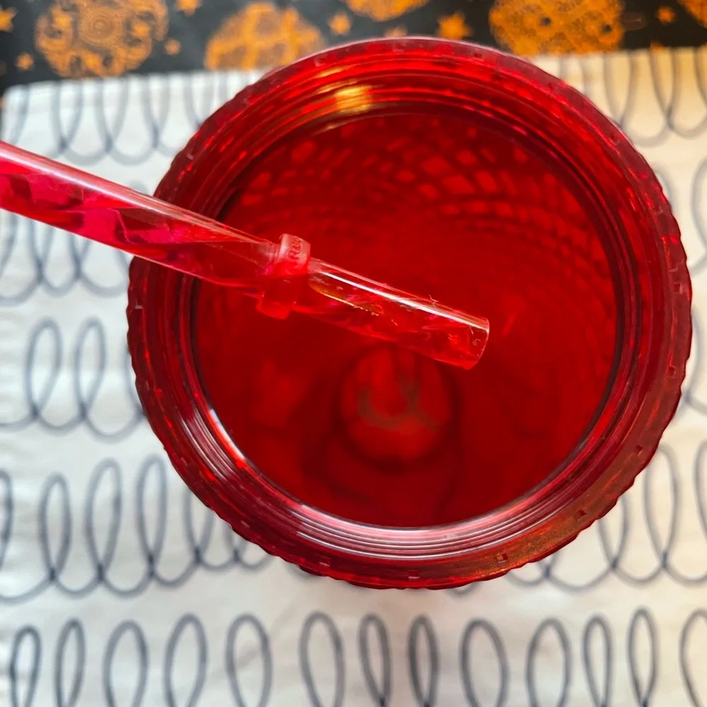 Starbucks vibrant red
